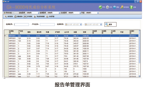 国康母乳分析仪分析系统